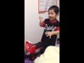 my baby dancing like a robot.