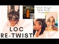 RETWISTING MY LOCS | TALIAH WAAJID BLACK EARTH PRODUCTS