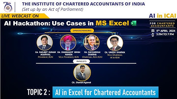 Hackathon 1: Series 1 - Use Case 2 | AI in Excel for Chartered Accountants | CA Shantam Agrawal
