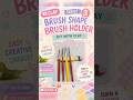DIY Clay Brush Holder 🖌️ | Cute &amp; Easy Craft Idea | Clay Series Ep 3#youtubeshorts #craft #viral