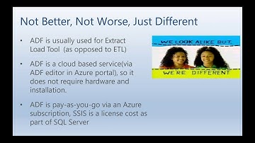 Transitioning from SSIS to Azure Data Factory