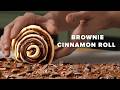 The Internet’s Favorite Dessert Mashup: Cinnamon Roll Brownies