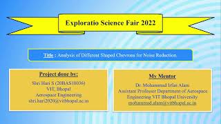 Analysis of Different Shaped Chevrons for Noise Reduction - Exploratio Science Fair