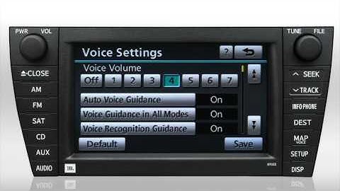 Navigation (adjust the voice guidance volume) Prius Toyota of Slidell