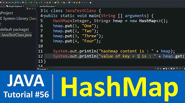 Java Tutorial #56 - Java HashMap Class with Examples (Map Data Structure)