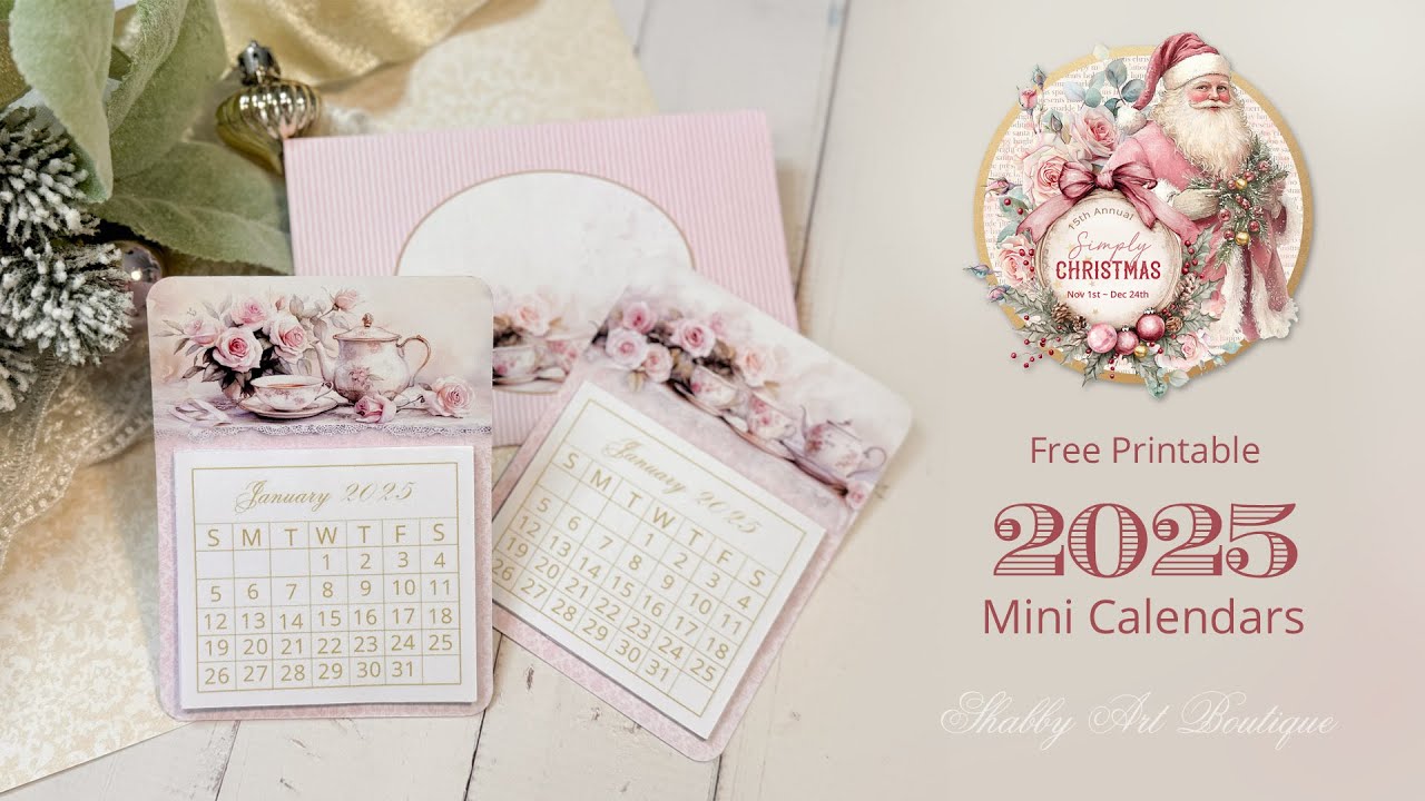 Free Printable 2025 Mini Calendars - YouTube free-printable-2025-mini-calendars-youtube