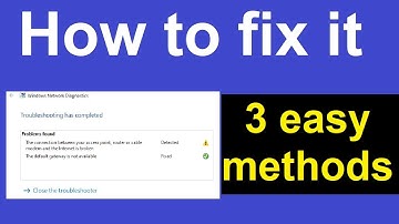 The connection between your access point router or cable modem and the internet is broken windows 10