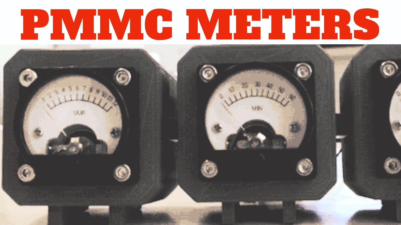 Permanent Moving Coil Measuring Meters(Tamil) EE M & I YouTube