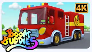 wheels fire truck song nursery rhymes kids