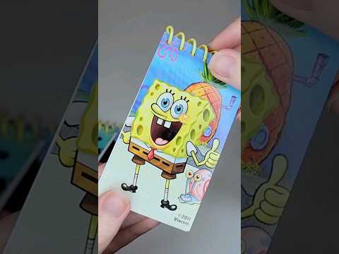 SpongeBob SquarePants Notepads 🗒 | Link to full video in description #spongebob #unboxing #ASMR