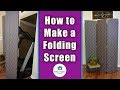 DIY 3-Panel Folding Screen Room Divider