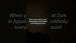 Nope. Not today. #appalachia #appalachianmountains #horror #mimic #skinwalker