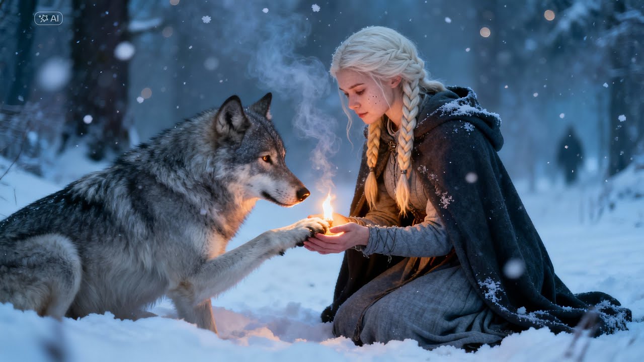 Она спасла волка в снегу — и судьба стаи сделала свой выбор