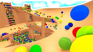 AMAZING Marble Run (I Became a Marble to Beat the Course) - Marble World screenshot 4