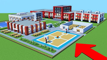 Minecraft Tutorial: How To Make A School | Part 1