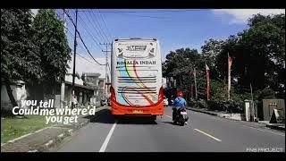 story wa bus rosalia indah double decker berjalan