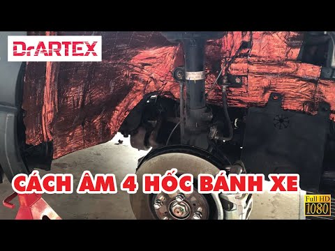Video CÁCH ÂM 4 HỐC BÁNH XE BMW 320 - NGỒI TRONG XE NGHE 