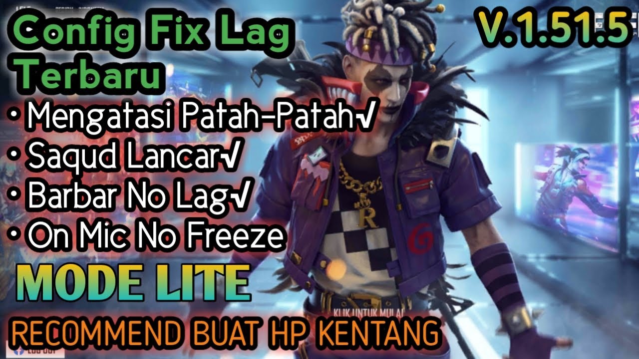 Config Fix Lag Terbaru V 1 51 5 Freefire Battleground Youtube