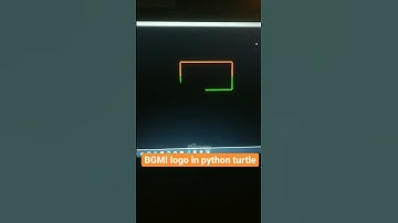 BGMI Logo Drawing Using Python Turtle | Python For Beginners | PUBG | @BattlegroundsMobile_IN​