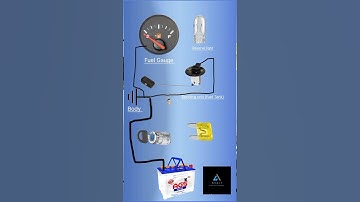 Car Fuel gauge connection diagram | car fuel level circuit