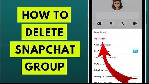 How to Delete a Group on Snapchat in 2023 ?