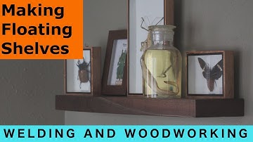 Making Walnut Floating Shelves - DIY