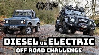 Electric vs Diesel off road challenge.