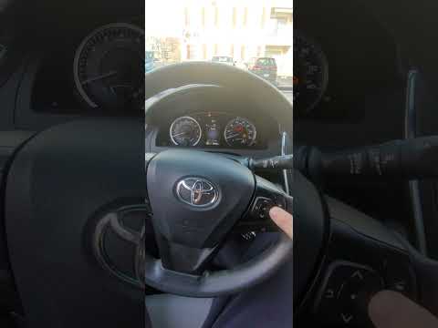 Reset Maintenance Required Light on a 2016 Toyota Camry сброс после замены масла