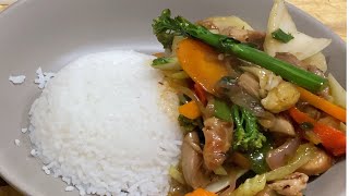 Easy honey sesame chicken stir fry recipe