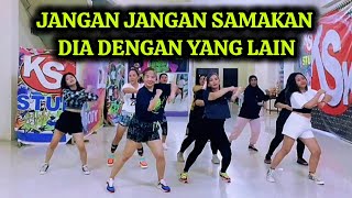 JANGAN SAMAKAN DIA DENGAN YANG LAIN | DANGDUT REMIX | CHOREO ZIN CHICIE