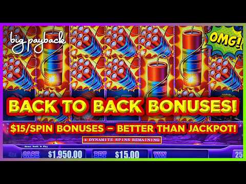 $15/Spin → ENHANCED BONUS → BETTER THAN JACKPOT on Eureka Treasure Train Slots!