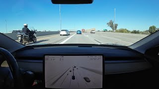 Tesla FSD 12.3.3 makes a routine drive, yet again