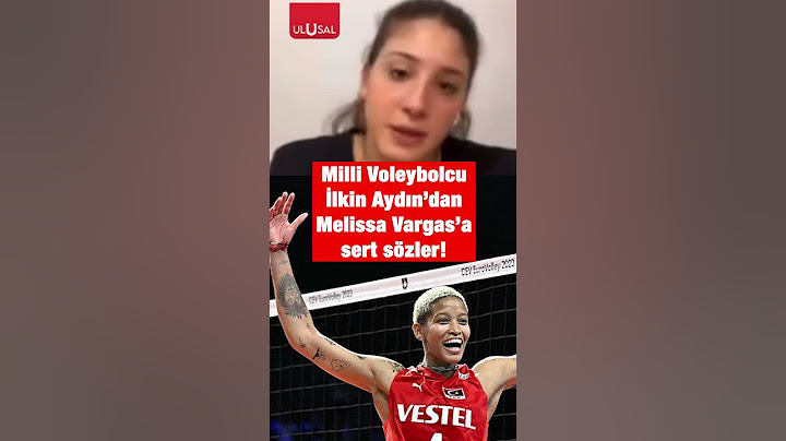 İlkin Aydın'dan Melissa Vargas'a sert sözler! #melissavargas #ilkinaydın #shorts #voleybol