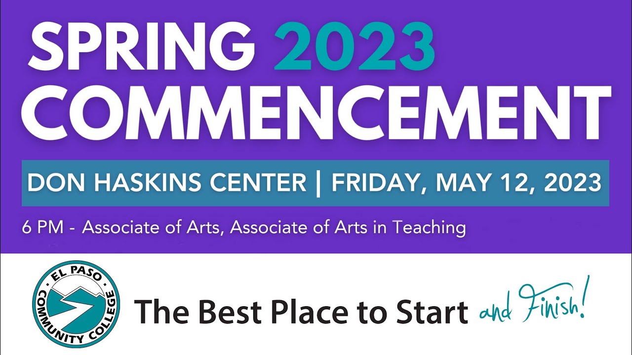 EPCC 2023 Spring Commencement 600pm YouTube