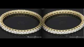 Bangle Diamond Jewellery 3D SBS ( Vi Box )