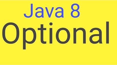 optional class in java 8  ||  optional in java 8 || java 8 features || 1.8 java features | core java