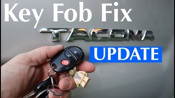 Toyota Tacoma Key Fob Fix / Re-sync / Re-program  //  UPDATED video with new information!