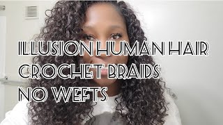 CoilyCue Human Hair Crochet NO WEFTS w/couponcode