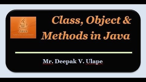 Java Tutorials: Objects , Classes , Methods , Instance Variables
