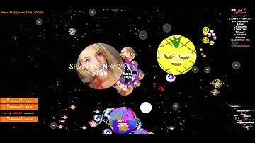 Agar.io - Splitrun Gameplay - Extension Ogario #4