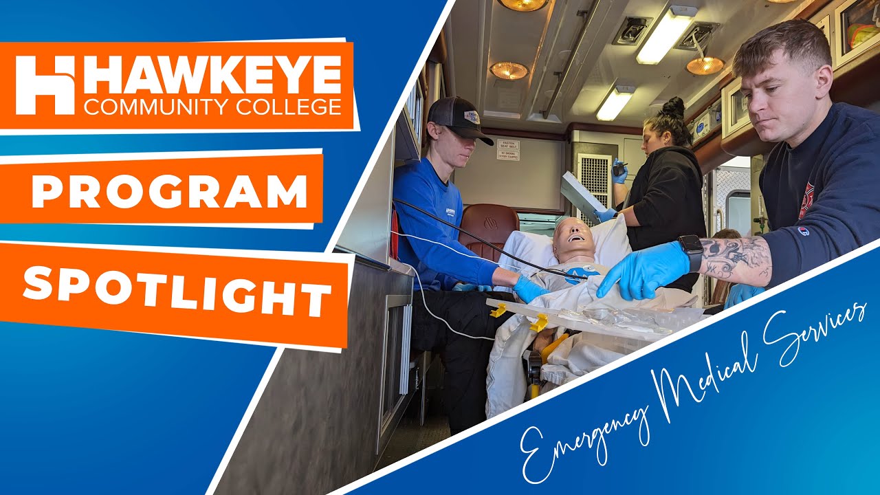 Get career ready with the Emergency Medical Services program at Hawkeye Community College.