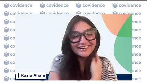 HRI Seminar Series | Covidence’s Data Extraction 2 Tool | Razia Aliani