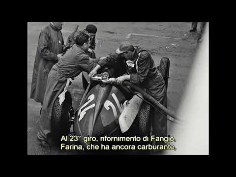 Upscaled to HD - 1951-05-27, 11th Swiss Grand Prix, Bremgarten won by Fangio in Alfa Romeo Tipo 159.