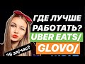 UBER EATS или GLOVO или WOLT? ГДЕ БОЛЬШЕ ПЛАТЯТ? Работа в ПОЛЬШЕ