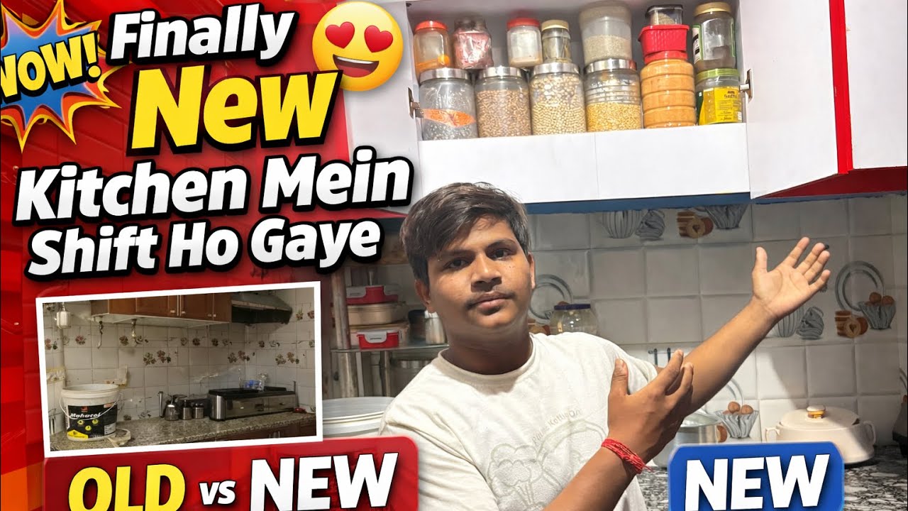 “Finally New Kitchen Mein Shift Ho Gaye 😍 