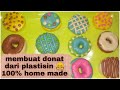 Bermain plastisin atau lilin malam - Membuat plastisin betuk donat - play doh fun doh homemade