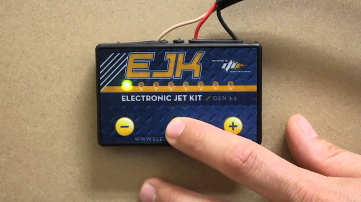 Adjusting the EJK (Electronic Jet Kit) Fuel Contro...