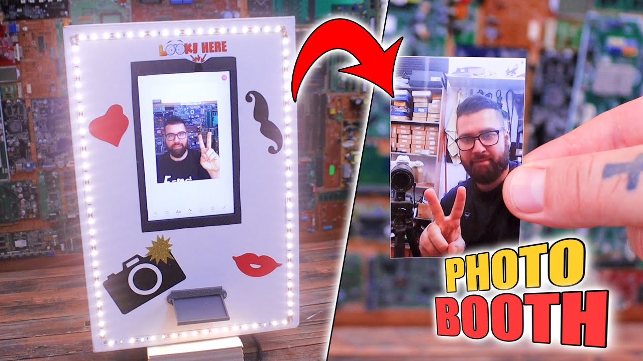 I've made this! Thermal Printer Photo Booth YouTube