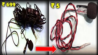 How to make mic with earphone