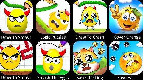 Draw To Smash, Logic Puzzles, Draw To Crash, Cover Orange, Draw To Smash, Smash The Eggs…